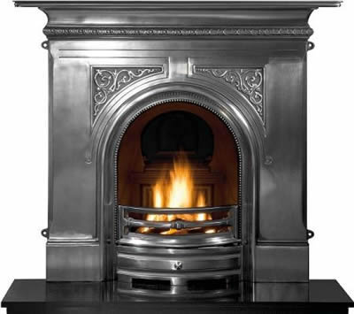 Pembroke Cast Iron Fireplace Combination Polished